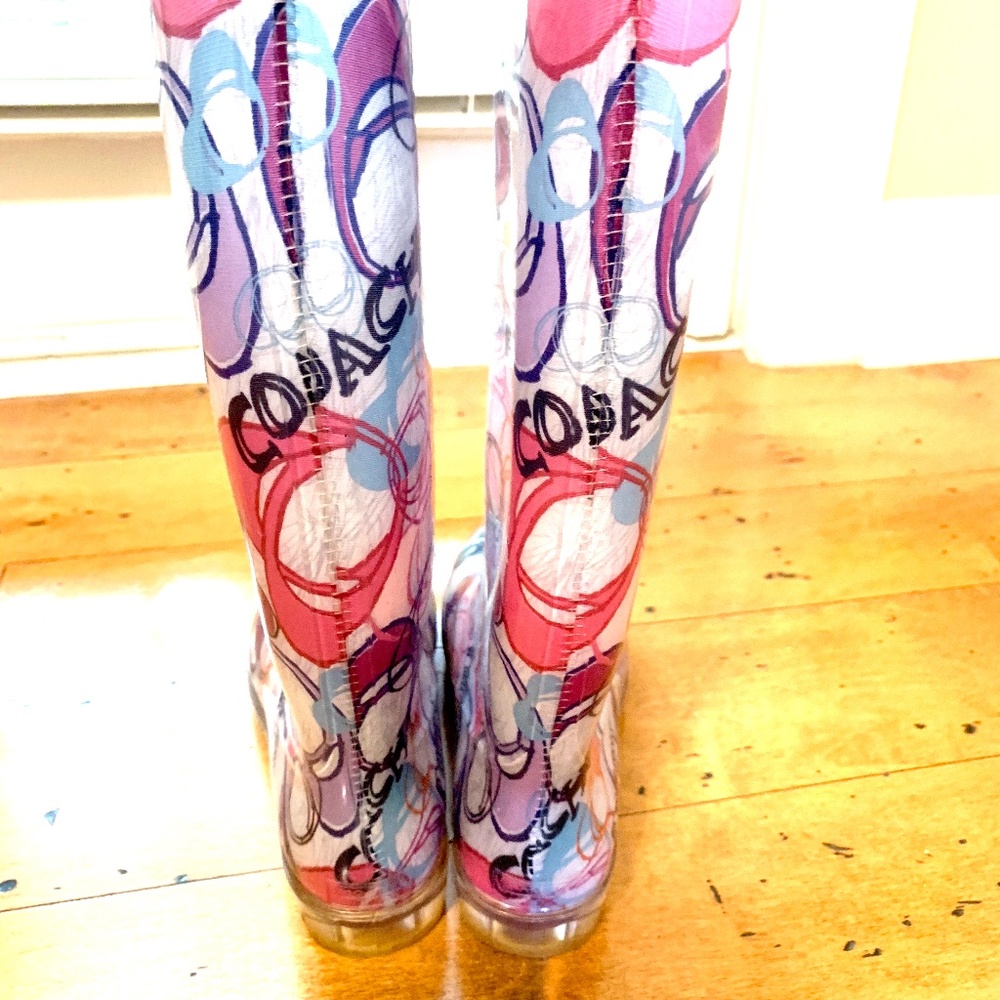 Authentic Coach Rain Boots